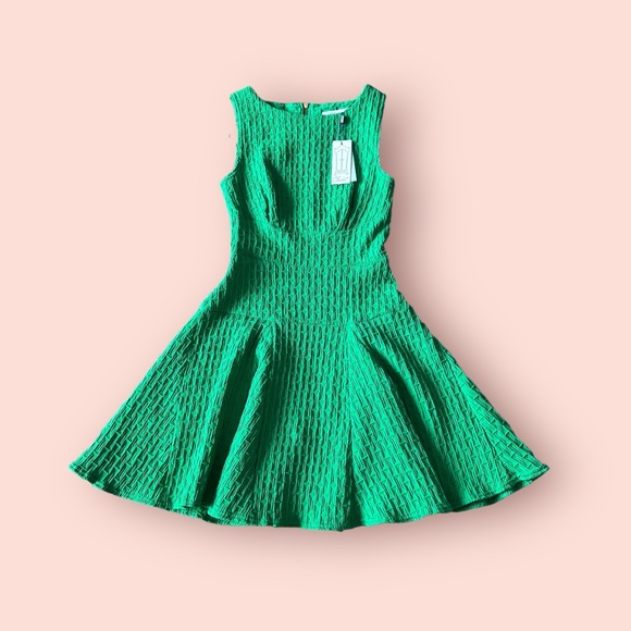 Closet Dresses & Skirts - NWT Women’s Closet Designed And Made In London Green Fit And Flare Tank Dress
